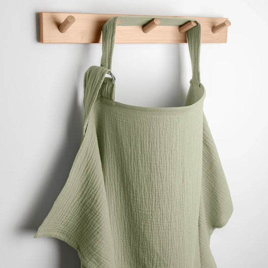 Muslin Nursing Cover-Sage