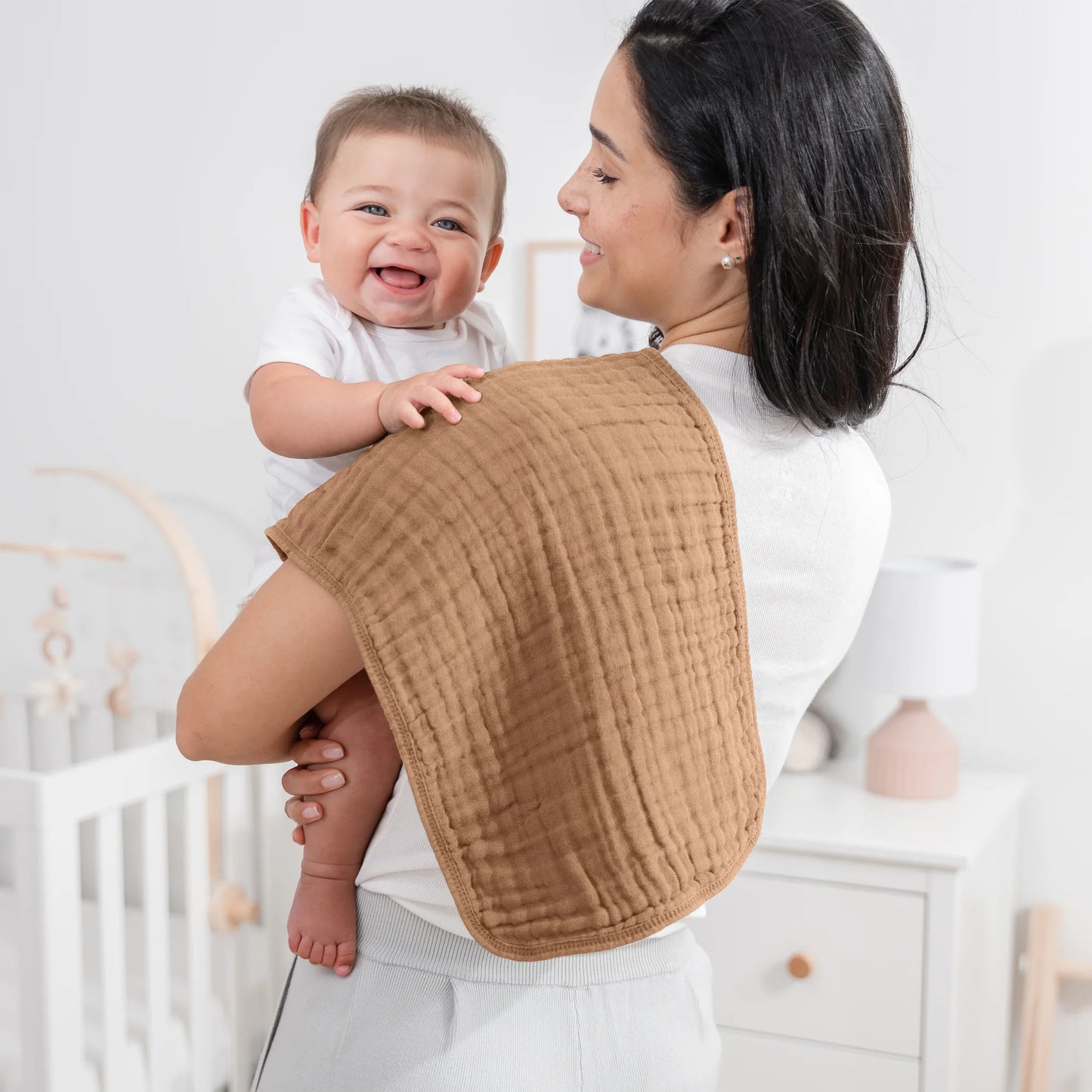 Muslin Burp Cloths 10 Multicolor