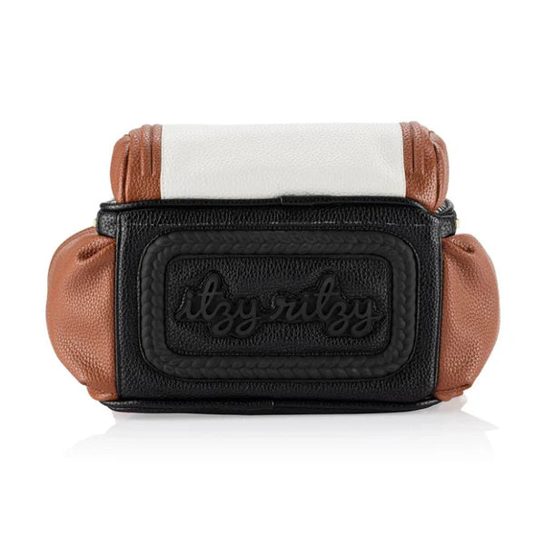 Itzy Mini Plus™ Diaper Bag- Coffee and Cream