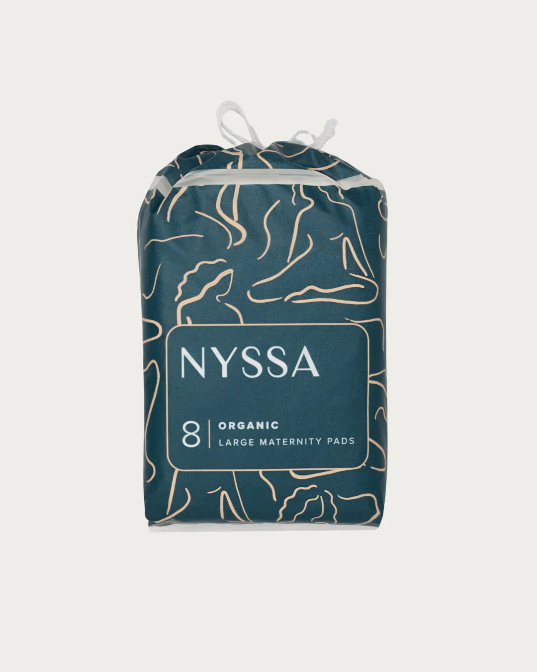 Complete Coverage Organic Cotton Cover Postpartum Pads- 8 Pack