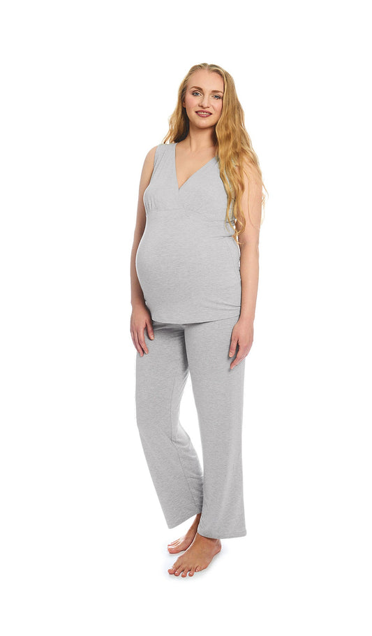 Analise 5-Piece Heather Grey Solid