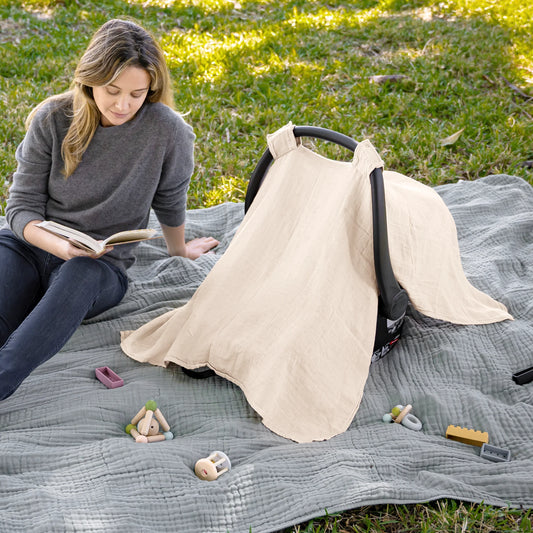 Car Seat Cover-Sand