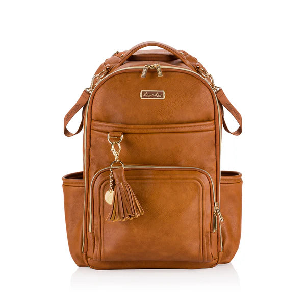 Boss Plus™ Large Diaper Bag Backpack-Cognac