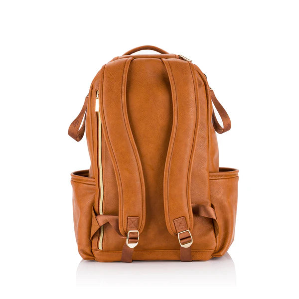 Boss Plus™ Large Diaper Bag Backpack-Cognac